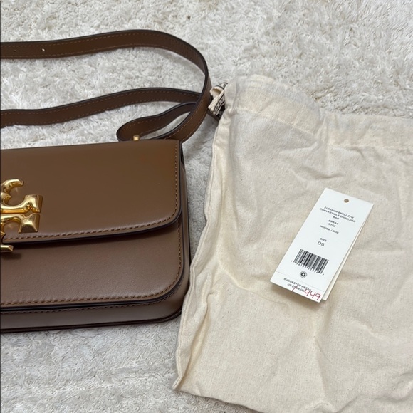 NWT 🎀Tory Burch Brown Leather Eleanor Shoulder Bag - Picture 11 of 15